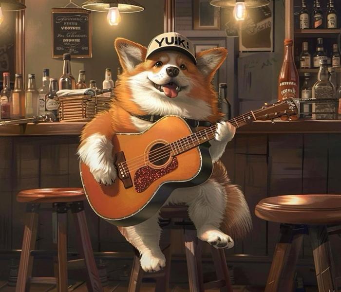 Hình ảnh chó shiba hoạt hình
