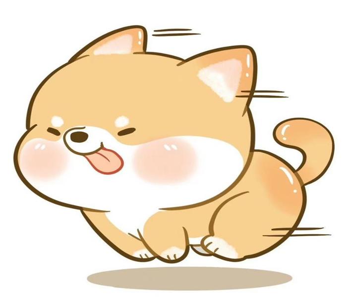 Hình ảnh chó Shiba hoạt hình cute