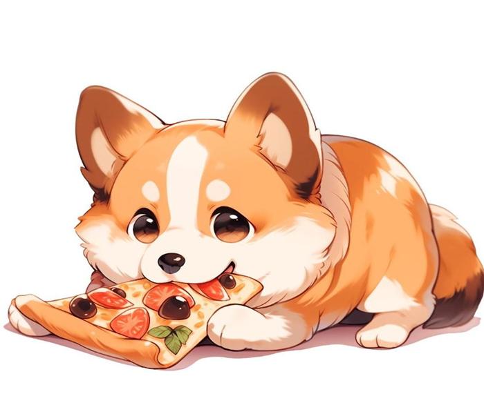 Hình ảnh chó shiba hoạt hình