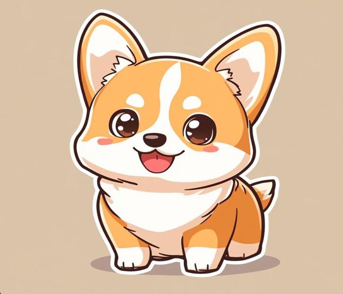 Hình ảnh chó vàng cute