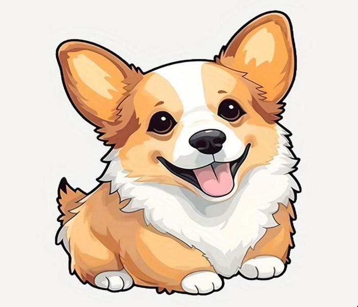 Hình ảnh chó vàng cute