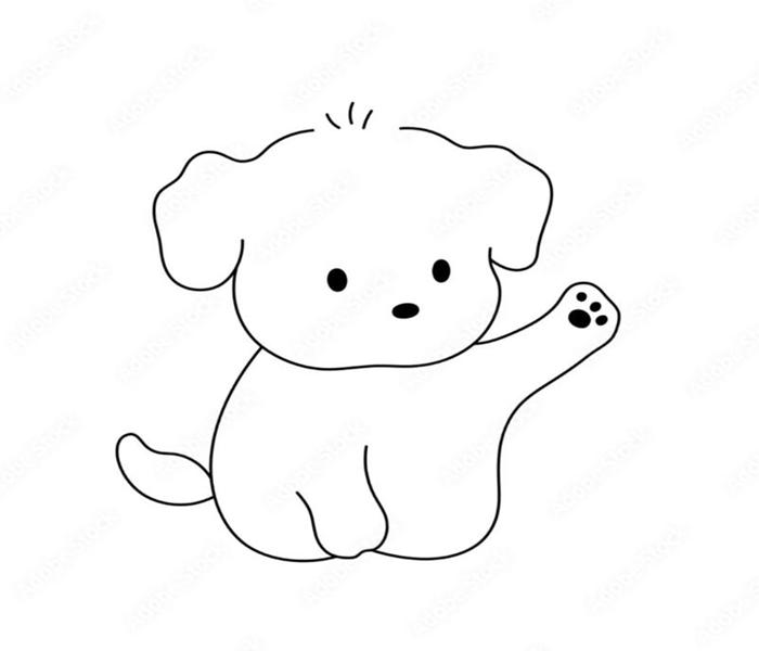 Trọn Bộ 164+ Hình Vẽ Con Chó Cute, Đơn Giản Dễ Thương Cho Bé Học Tập