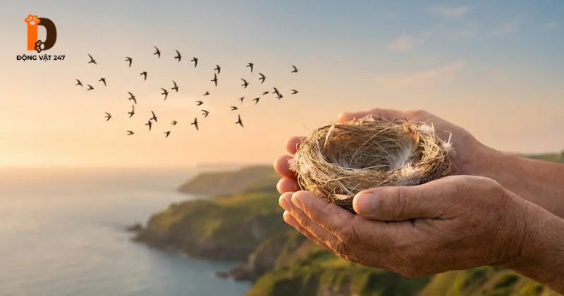 Những lưu ý về đạo đức và bảo tồn khi khai thác tổ yến